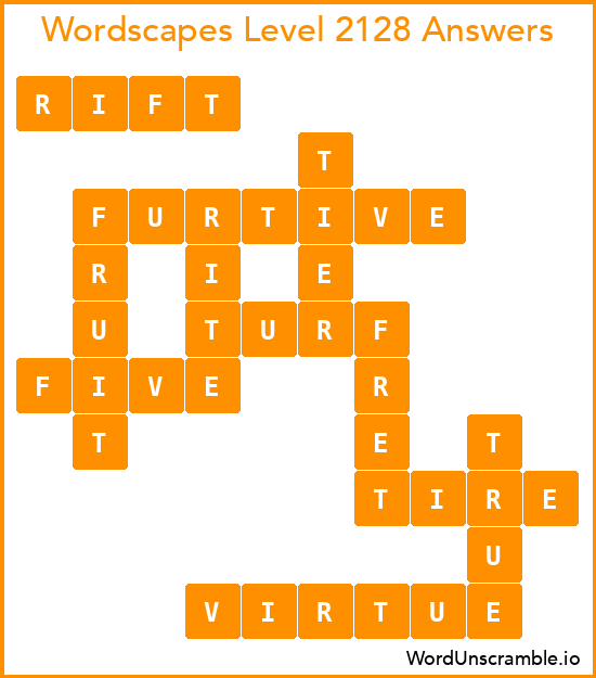 Wordscapes Level 2128 Answers