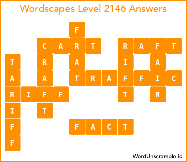 Wordscapes Level 2146 Answers