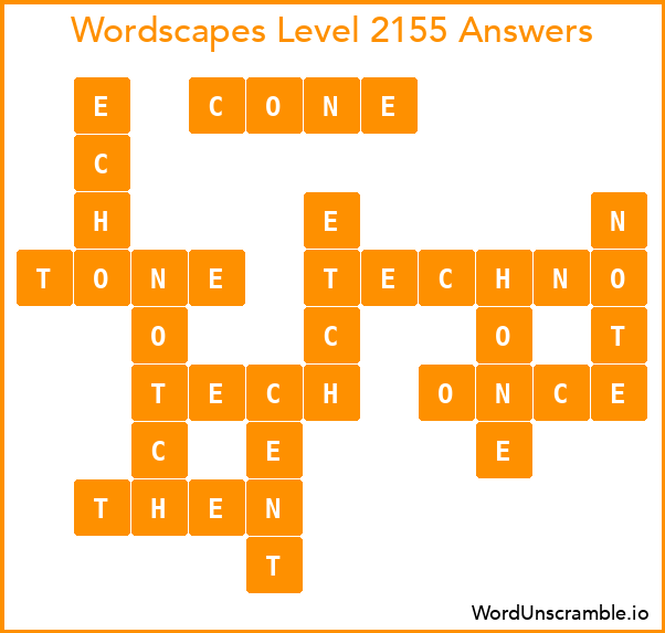Wordscapes Level 2155 Answers