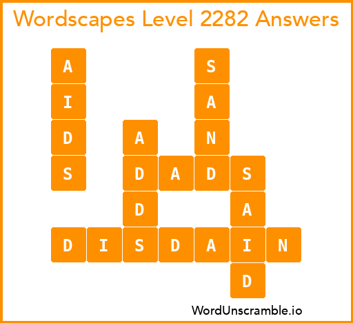 Wordscapes Level 2282 Answers
