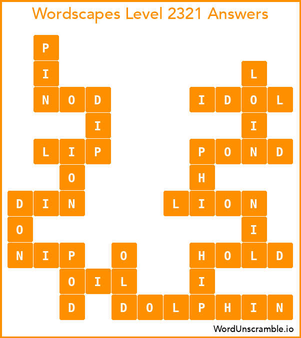 Wordscapes Level 2321 Answers