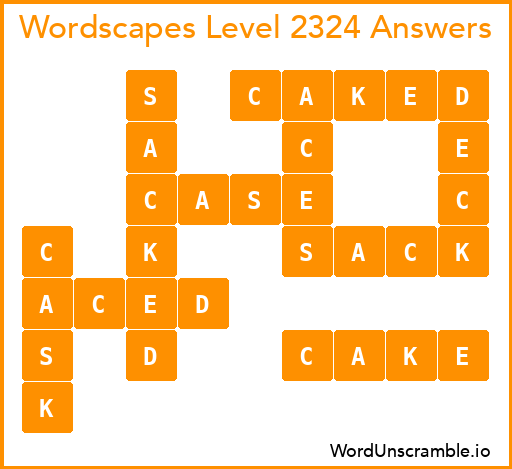 Wordscapes Level 2324 Answers