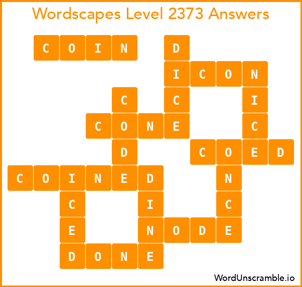 Wordscapes Level 2373 Answers
