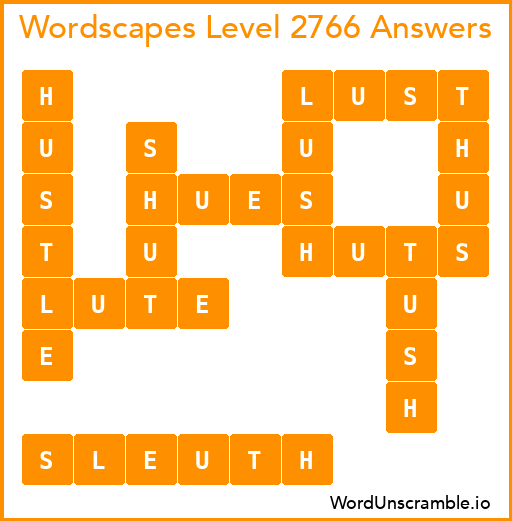 Wordscapes Level 2766 Answers