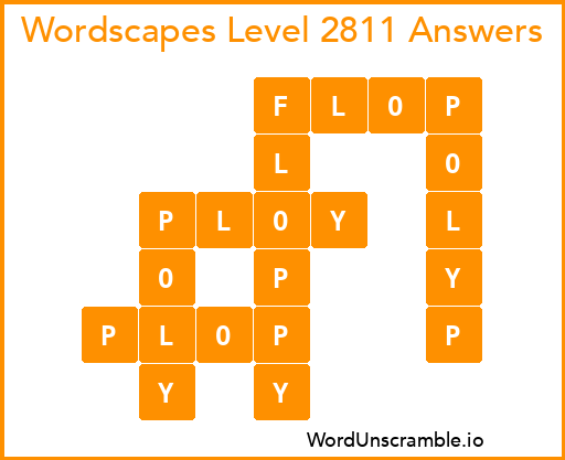 Wordscapes Level 2811 Answers