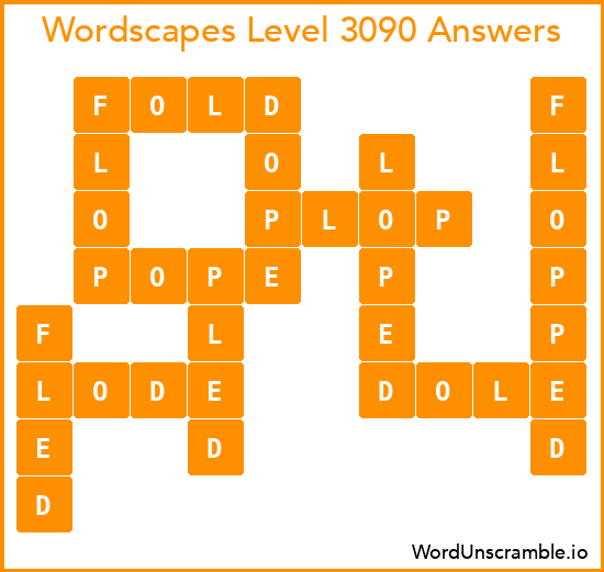 Wordscapes Level 3090 Answers