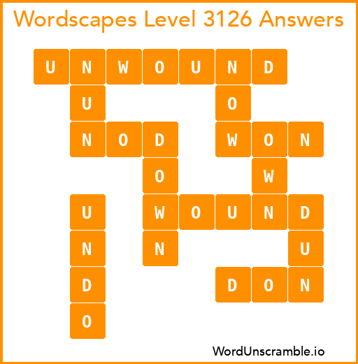 Wordscapes Level 3126 Answers