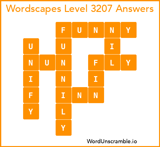 Wordscapes Level 3207 Answers
