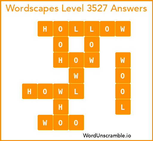 Wordscapes Level 3527 Answers