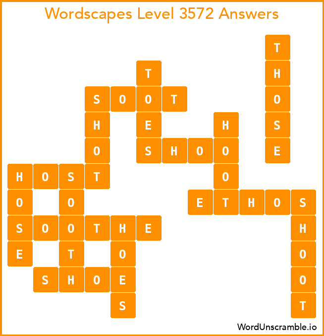 Wordscapes Level 3572 Answers