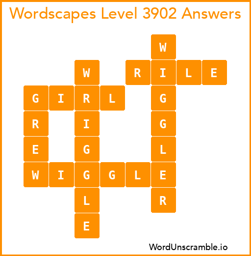 Wordscapes Level 3902 Answers