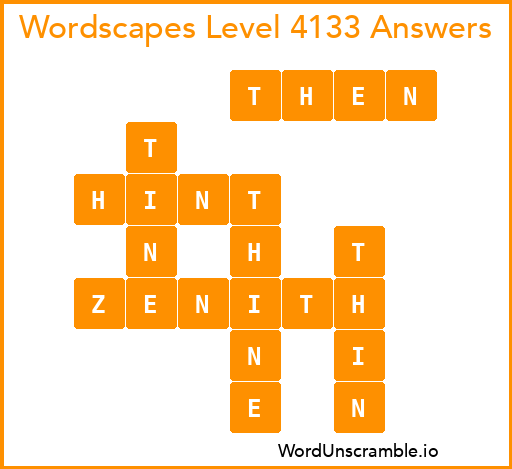 Wordscapes Level 4133 Answers