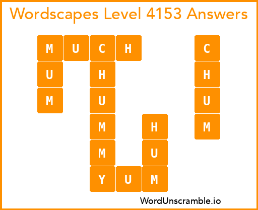 Wordscapes Level 4153 Answers
