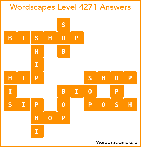 Wordscapes Level 4271 Answers