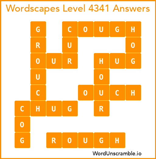 Wordscapes Level 4341 Answers