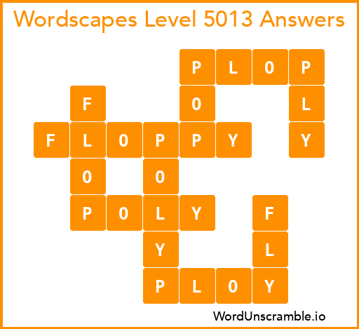 Wordscapes Level 5013 Answers
