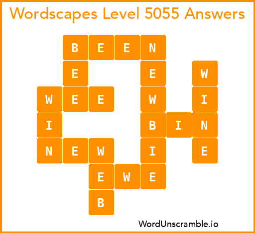 Wordscapes Level 5055 Answers