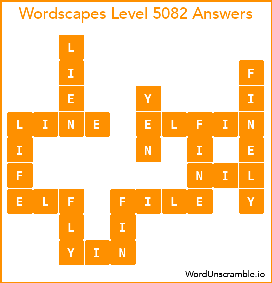 Wordscapes Level 5082 Answers
