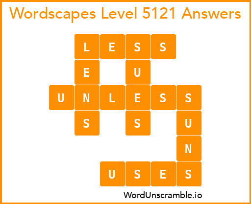 Wordscapes Level 5121 Answers