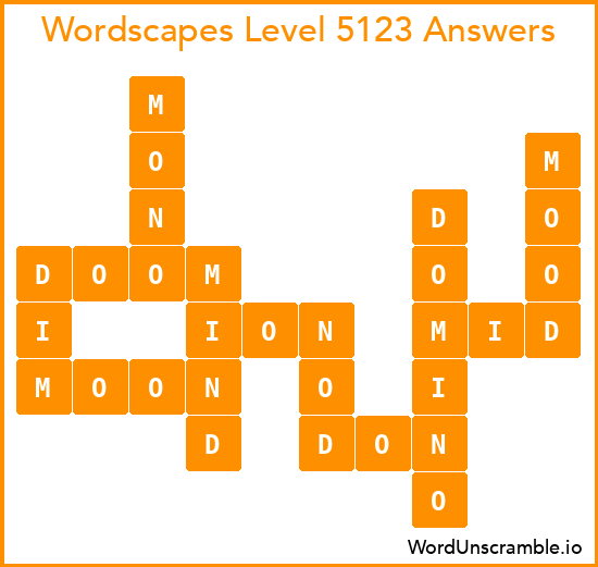 Wordscapes Level 5123 Answers
