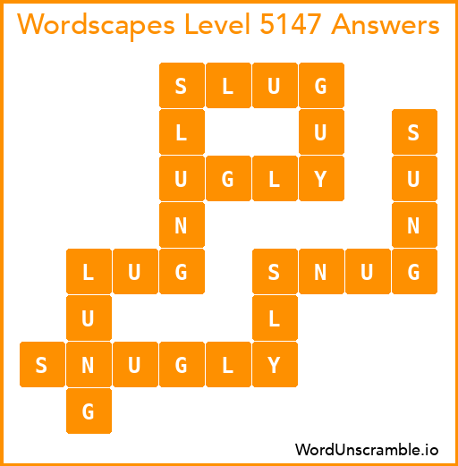 Wordscapes Level 5147 Answers