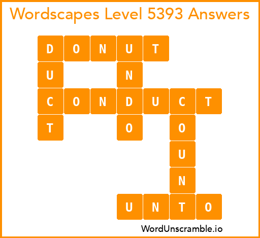 Wordscapes Level 5393 Answers
