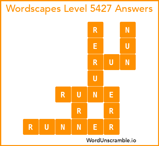 Wordscapes Level 5427 Answers