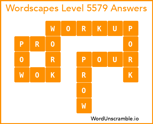 Wordscapes Level 5579 Answers