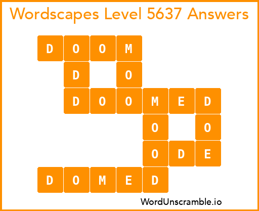 Wordscapes Level 5637 Answers