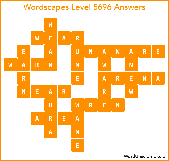 Wordscapes Level 5696 Answers