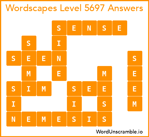 Wordscapes Level 5697 Answers