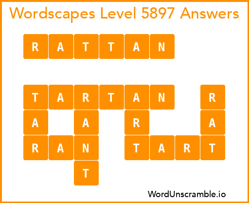 Wordscapes Level 5897 Answers
