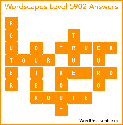 Wordscapes Level 5902 Answers