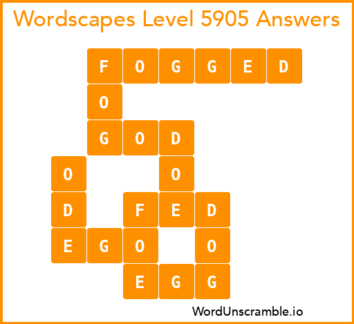 Wordscapes Level 5905 Answers