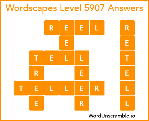 Wordscapes Level 5907 Answers