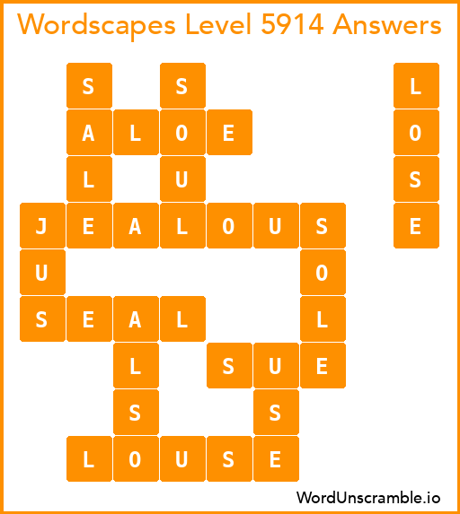 Wordscapes Level 5914 Answers