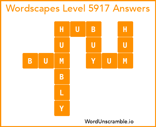 Wordscapes Level 5917 Answers