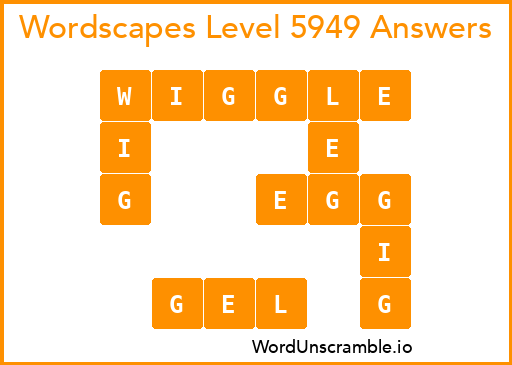 Wordscapes Level 5949 Answers