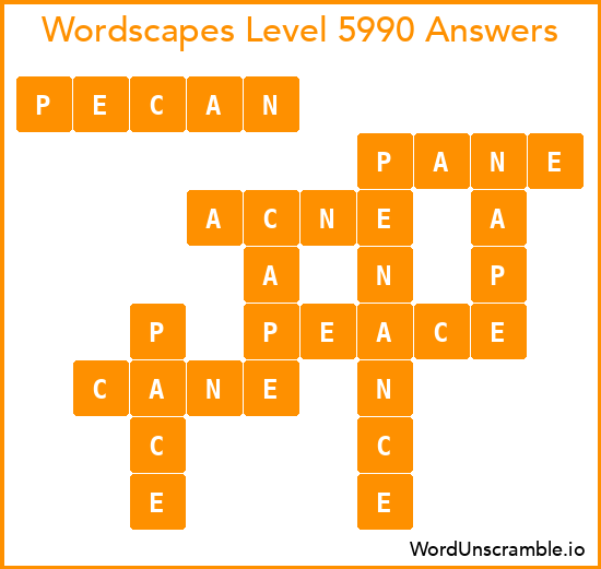 Wordscapes Level 5990 Answers